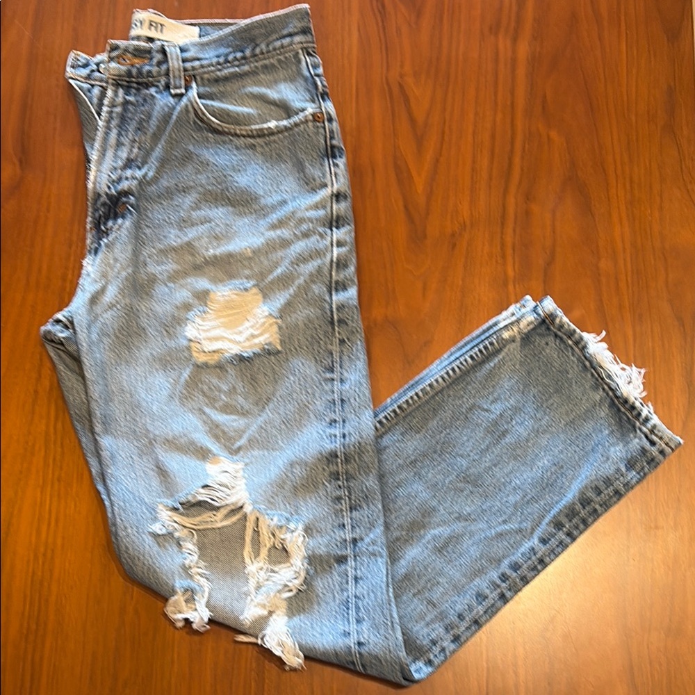 GAP Easy Fit Distressed Jeans
